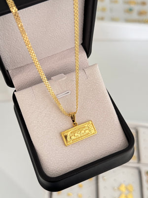 Cadena China it 3mm 65cms + Dije dólar