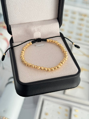 Pulsera completa diamantada. N de balín: #4 diamantado