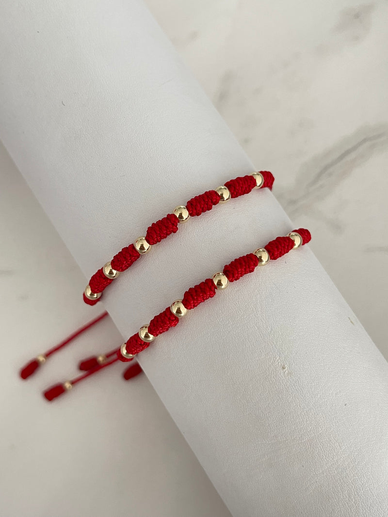 Pulseras parejas 7 nudos (4mm)