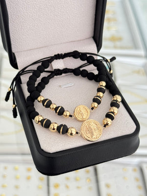 Pulseras pareja san Benito