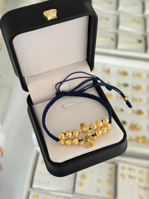 Pulsera de Tio rico pequeño. N de balín: #6 diamantado