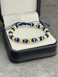 Pulsera con balines y neoprenos argollados 6. N de balín: #6 liso, neopreno #6 argollado