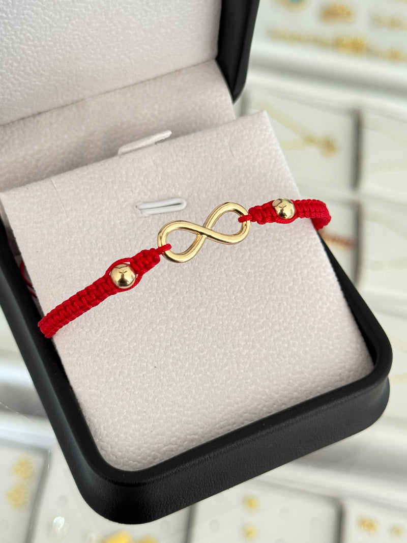 Pulsera infinito grande. N de balín: #5