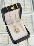 Conjunto tío rico (cadena + dije + pulsera)