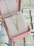 Cadena veneciana it 0.7mm 45cms + Dije milagrosa mini exclusive