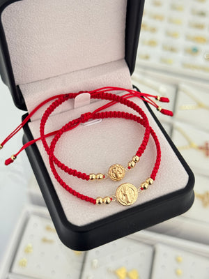 Pulseras pareja san Benito