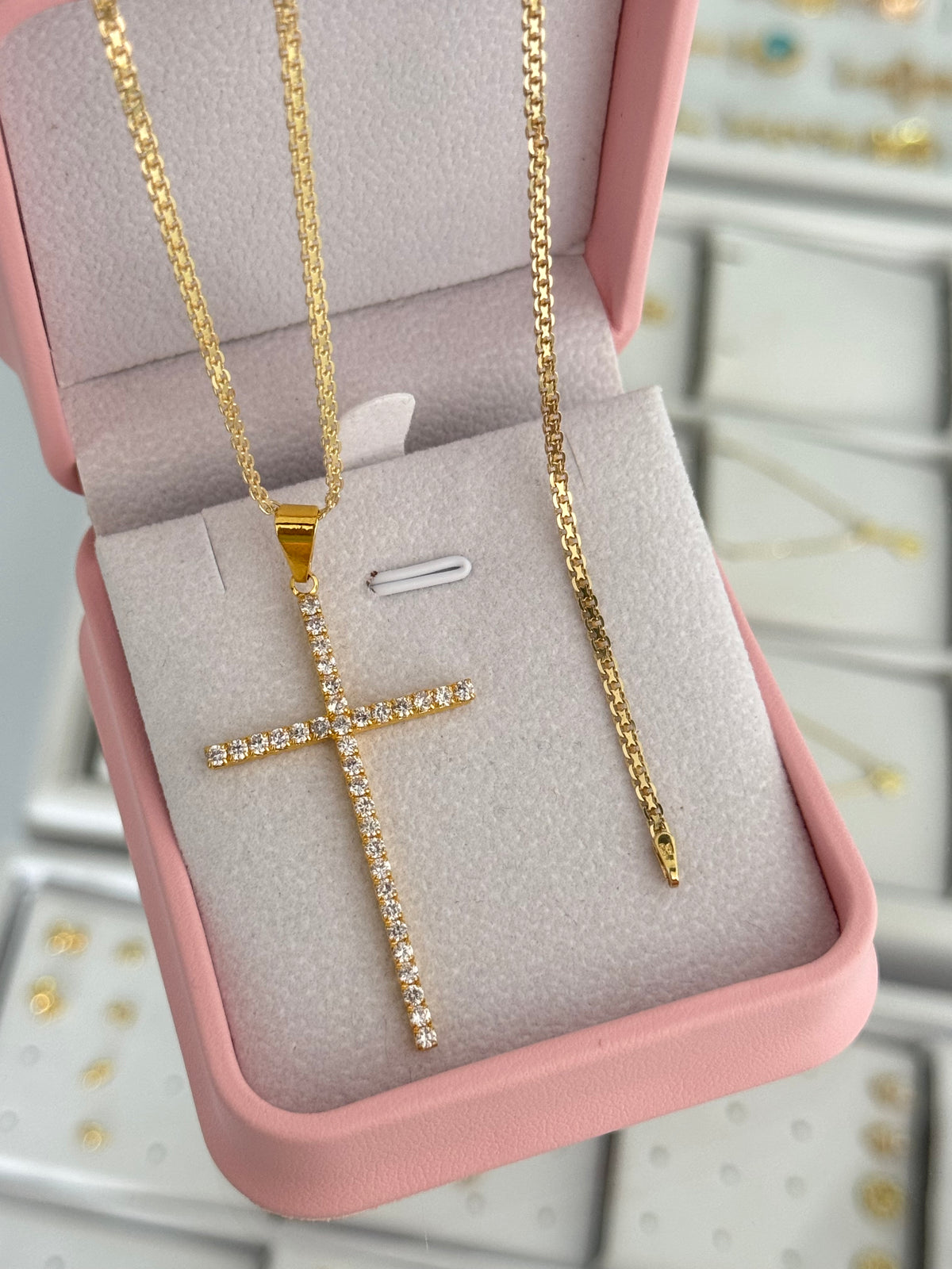 Conjunto cruz sparkle (China it 2mm)