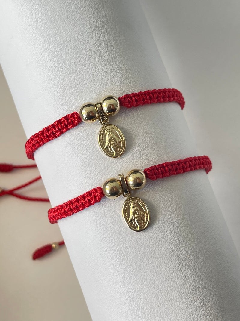 Pulseras pareja mini milagrosa exclusive (6mm)