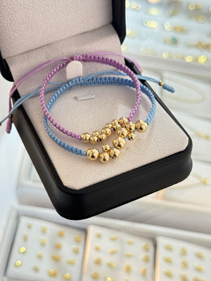 Pulsera pareja burbujas