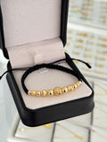 Pulsera diamantada caballero. N de balín: #4 liso, #5 diamantado, #5 liso, #6 diamantado, #6 liso, #8 diamantado.