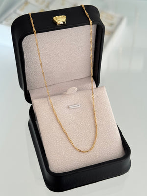 Cadena Singapur 1mm 50cm exclusive