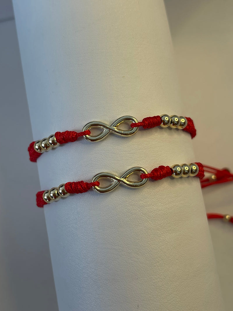 Pulseras pareja infinito peq (4mm)
