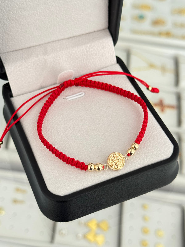 Pulsera san Benito pequeño. N de balín: #4
