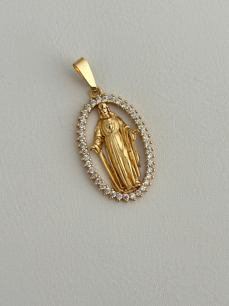 Dije Jesucristo circonias exclusive 4cms