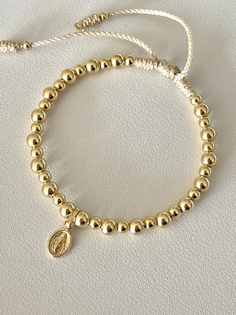 Pulsera virgen milagrosa. N° de Balin: #4, #5