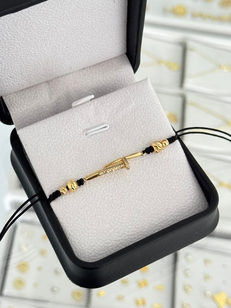 Pulsera Ct Clou. N de balín: #2 diamantado, #4 diamantado, #5 diamantado