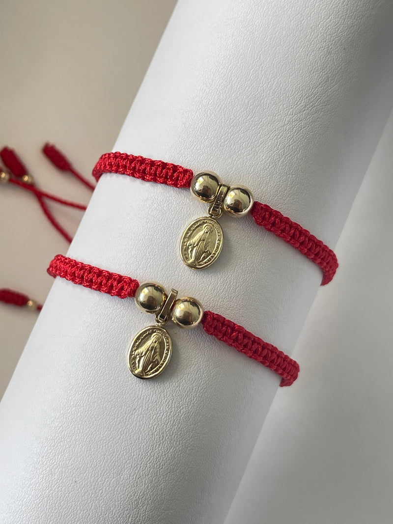 Pulseras pareja mini milagrosa exclusive (6mm)