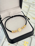 Pulsera corona rlx. N de balín: #5 rosa, #5 diamantado