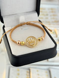 Pulsera rlx corona circones. N de balín: #6 rosado, #6 diamantado BLZ