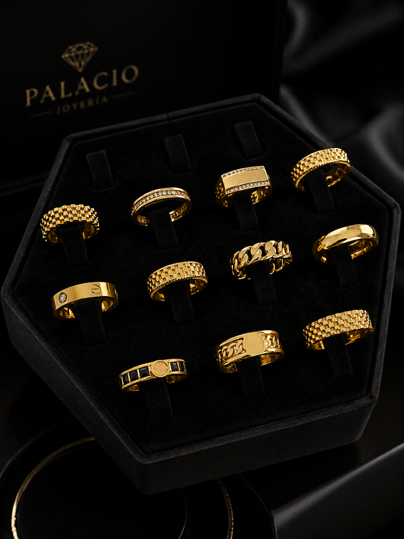 anillos caballero
