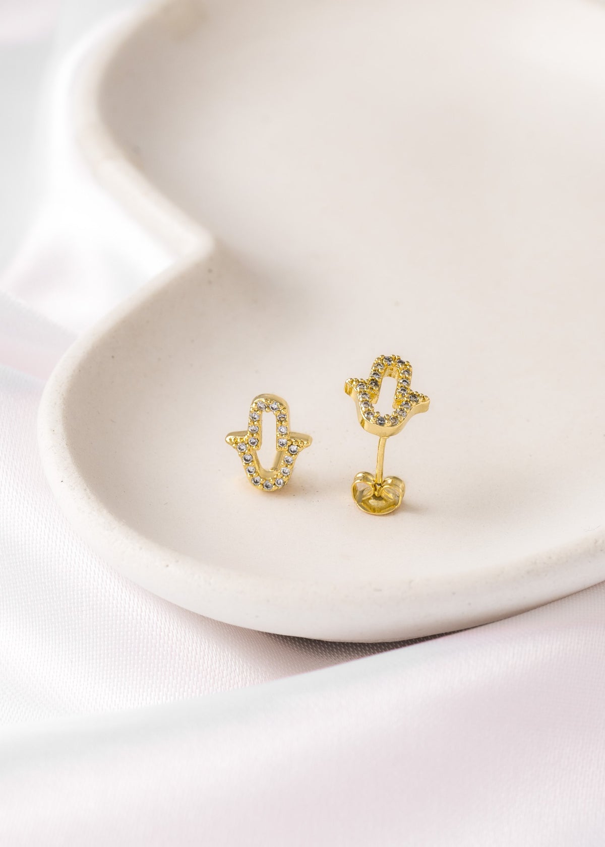 Topos mano hamsa circonia