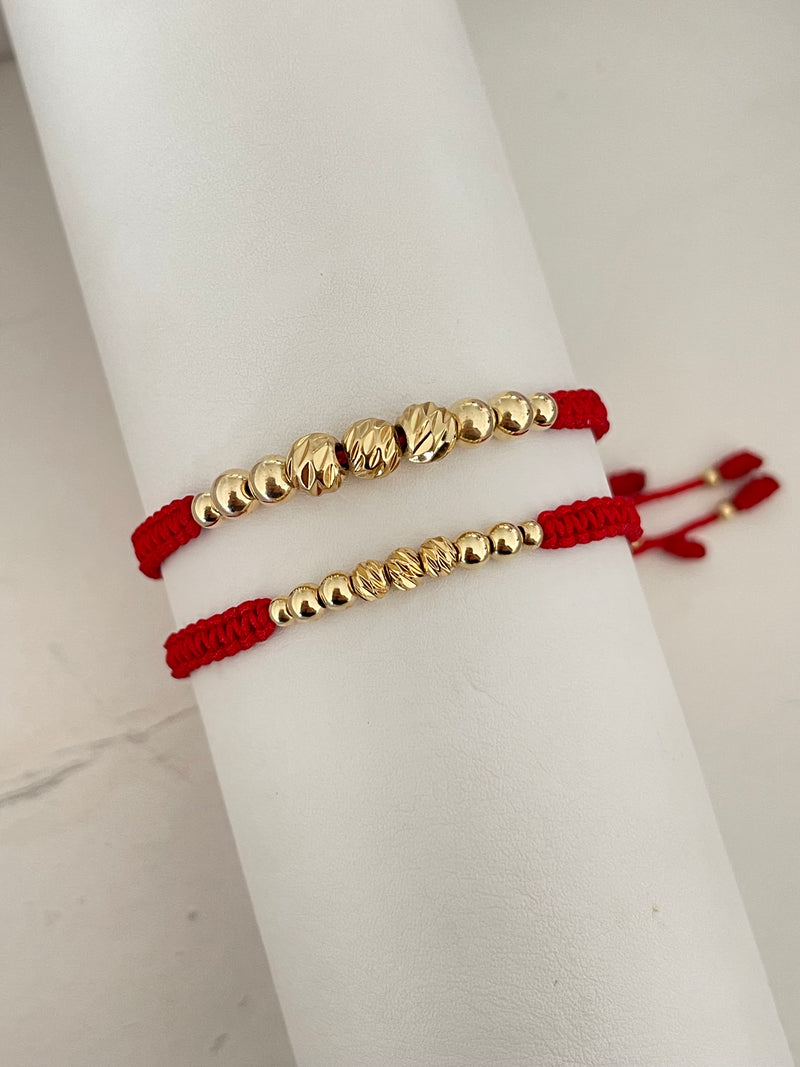 Pulseras de parejas diamantado (6mm, 5mm y 4mm)