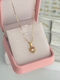 Cadena veneciana it 0.7mm 45cms + Dije rainbow love