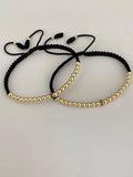Pulseras pareja circon (4mm)