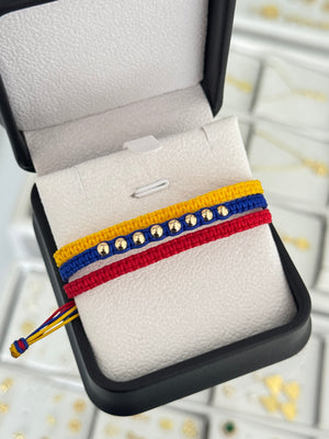 Pulsera tricolor. N de balín: #4