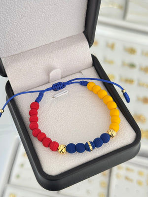 Pulsera tricolor BLZ. N de balín: #6