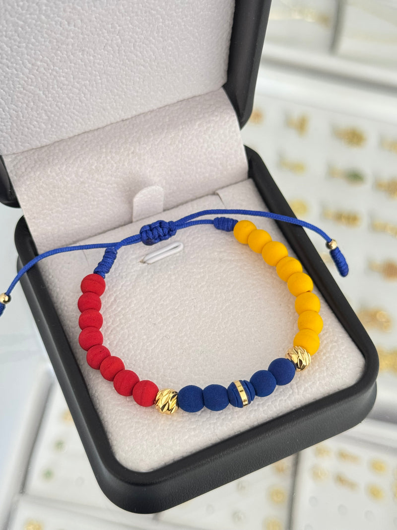 Pulsera tricolor BLZ. N de balín: #6