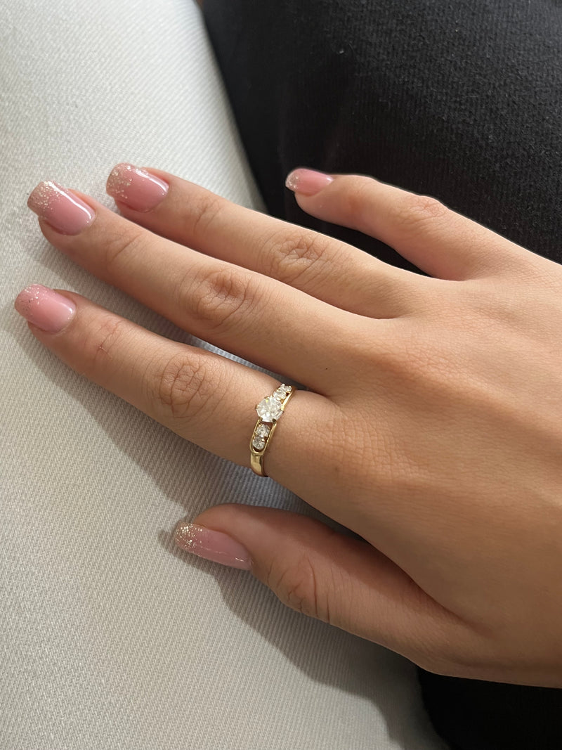 Anillo promise 5 circones