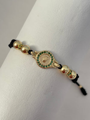 Pulsera RLX 6mm + rondel verde✨