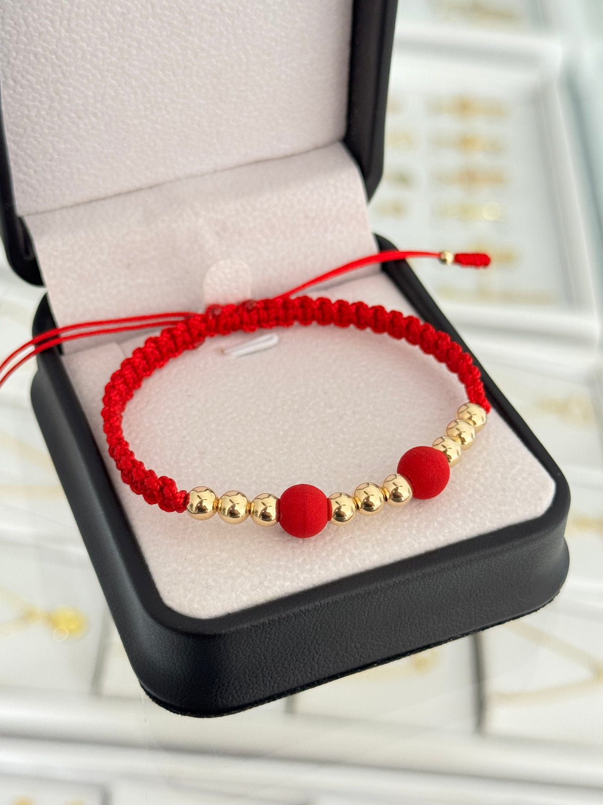 Pulsera balín y neopreno. N de balín: #5
