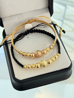 Pulseras pareja diamantado 8