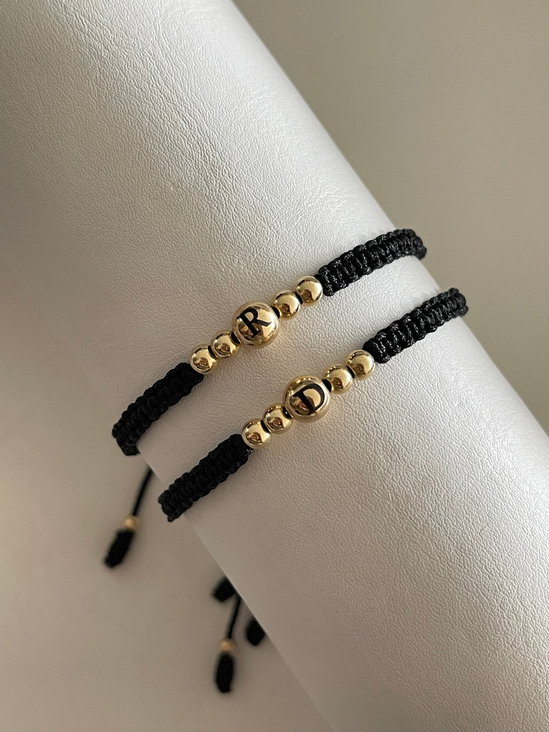 Pulsera Pareja con iniciales (4mm)