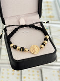 Pulsera san Benito grande con neoprenos. N de balín: #6
