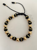 Pulsera balin y neopreno argollado (8mm)