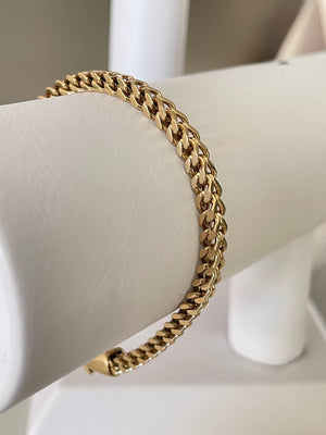 Esclava tejido franco 4mm alta gama