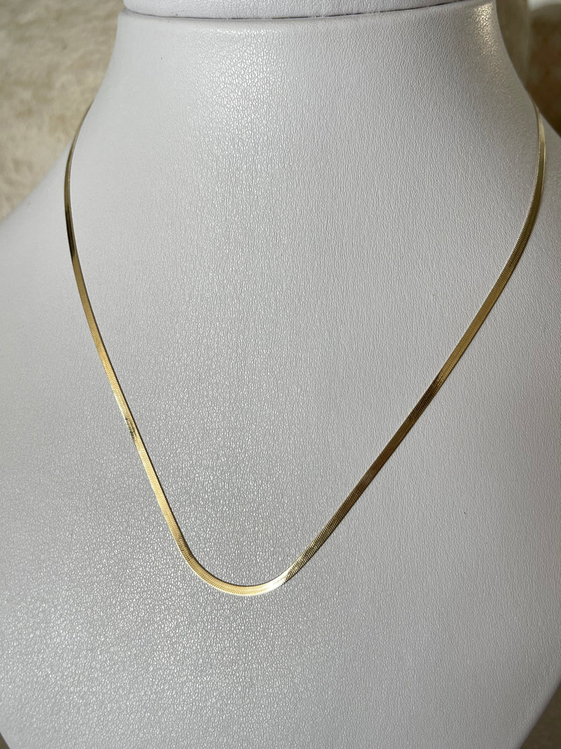Cadena egipcia plana alta gama (45cms)
