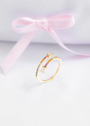 Anillo sunrises ajustable