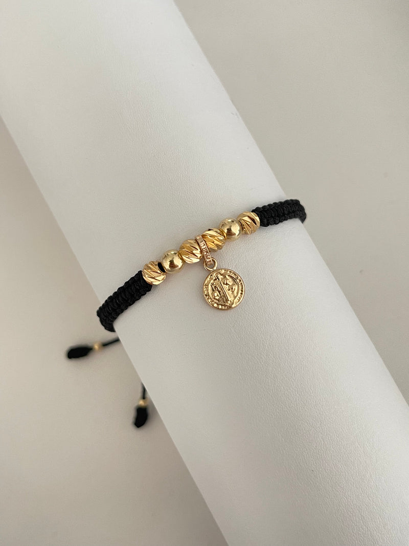 Pulsera diamantada san Benito exclusive (5mm)