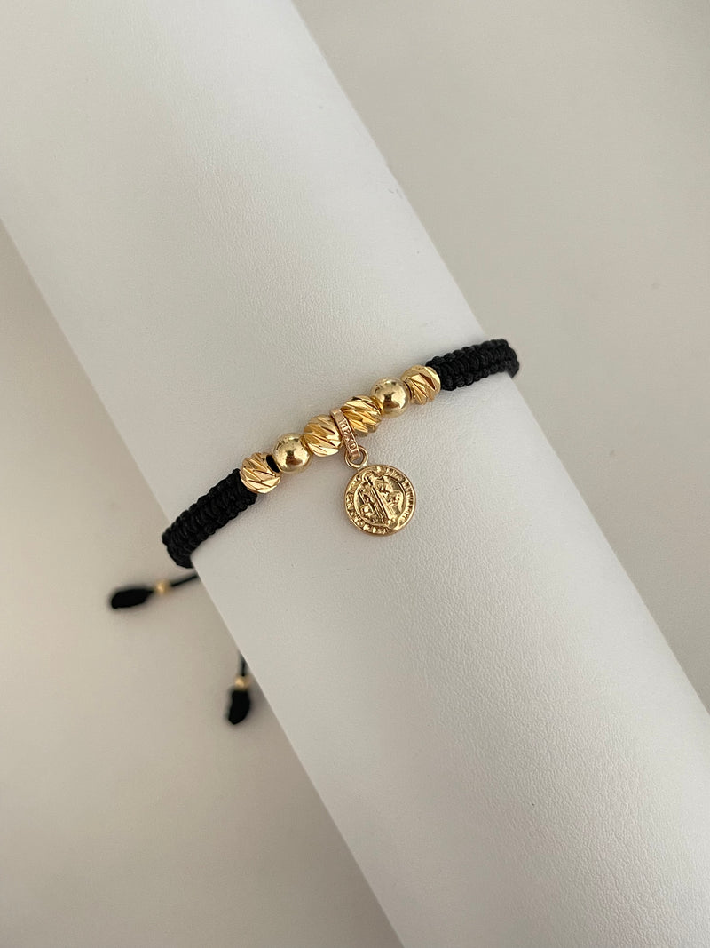 Pulsera diamantada san Benito exclusive (5mm)
