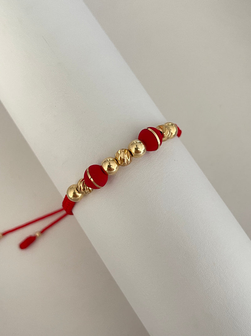 Pulsera neoro. N° de Balín: #8 neo, #6 diamantado.