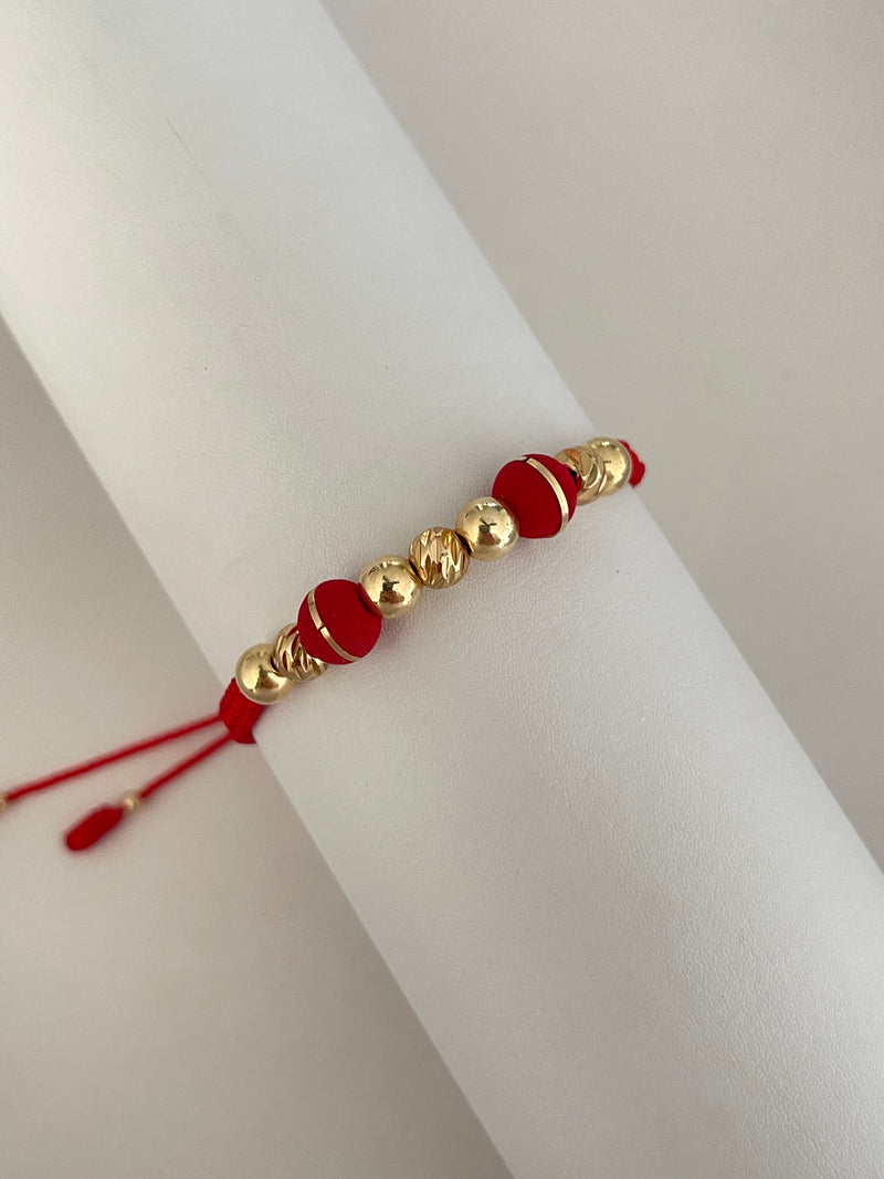 Pulsera neoro. N° de Balín: #8 neo, #6 diamantado.