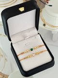Pulseras BFF. N° de Balín: #2 diaman. #3 lisos, #4 lisos, #4 diaman. #5 lisos, #5 diaman.