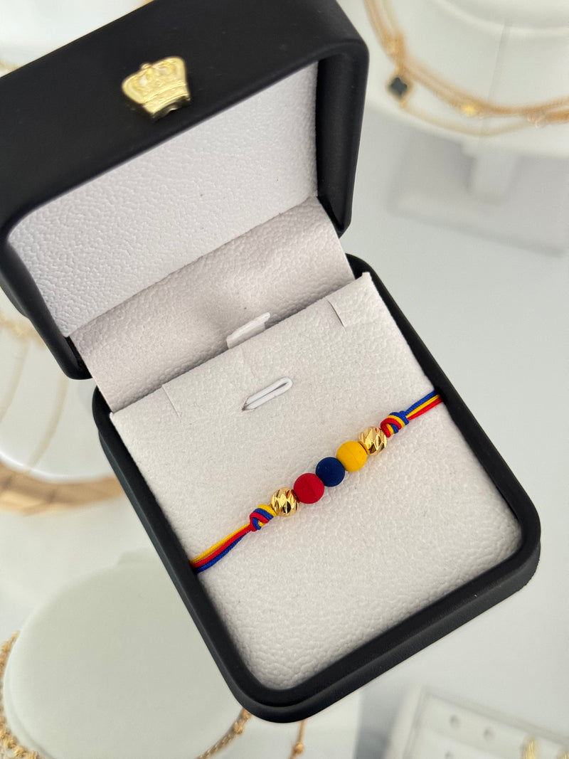 Pulsera neodiamantada Colombia. N° de Balín: #6 diamantados BLZ