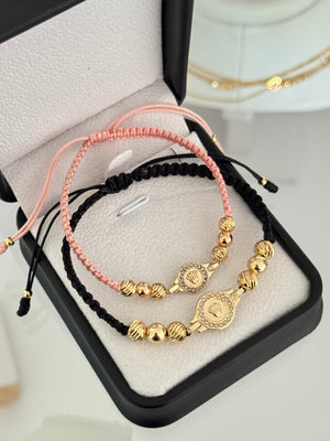 Pulseras pareja rlx. N° de Balín: #6 diaman. #6 lisos, #5 diaman. #5 rosa.