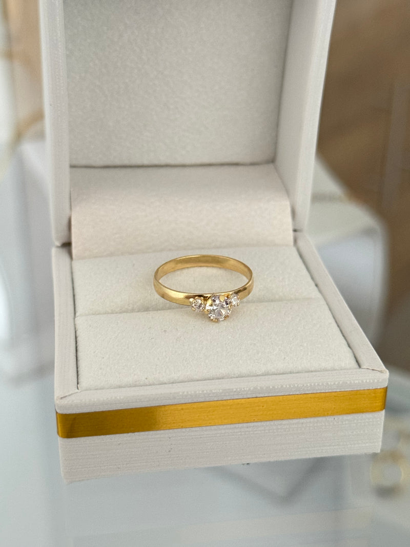 Anillo promise 3 circones exclusive