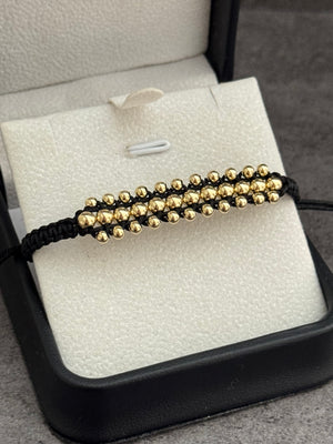 Pulsera 3 carriles. N de balín: balín liso #3 [22 uni], balín liso #4 [12 uni]